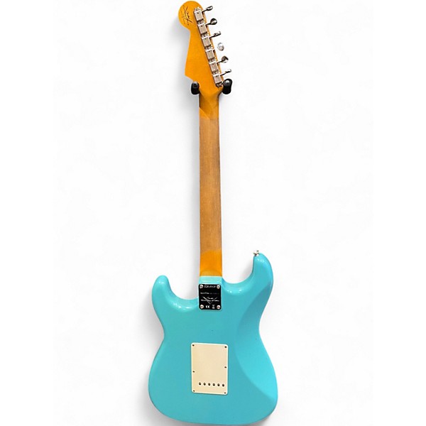 Used Fender Custom Shop LTD 59 Stratocaster Journeyman Closet Classic Faded Aged Taos Turquoise Solid Body Electric Guitar