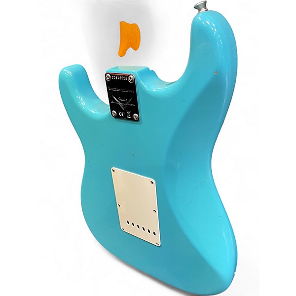 Used Fender Custom Shop LTD 59 Stratocaster Journeyman Closet Classic Faded Aged Taos Turquoise Solid Body Electric Guitar