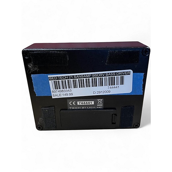 Used Tech 21 Sansamp BSDRV Bass Driver DI Effect Pedal