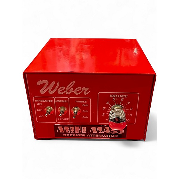 Used Weber Mini Mass Power Attenuator Solid State Guitar Amp Head