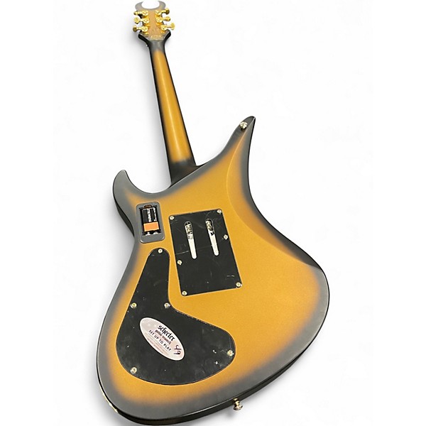 Used Schecter Guitar Research Synyster Gates Signature Custom S Satin Gold Burst Solid Body Electric Guitar