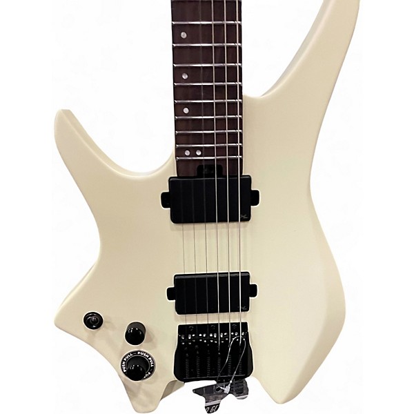 Used Hils HN3L White Solid Body Electric Guitar