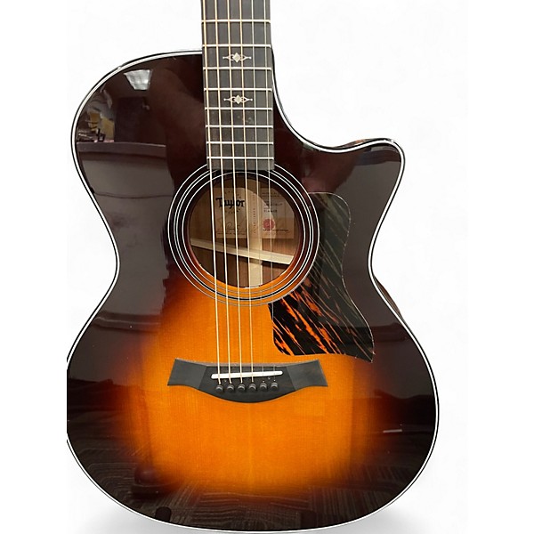 Used Taylor 314CE Tobacco Burst Acoustic Electric Guitar