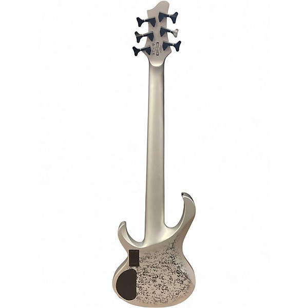 Used Ibanez BTB25TH6 Silver Blizzard Matte Electric Bass Guitar