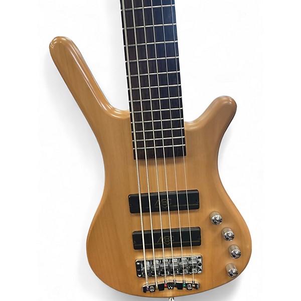 Used RockBass by Warwick CORVETTE 6 BASIC Natural Electric Bass Guitar