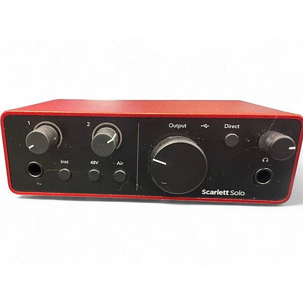 Used Focusrite Scarlett Solo Gen 4 Audio Interface