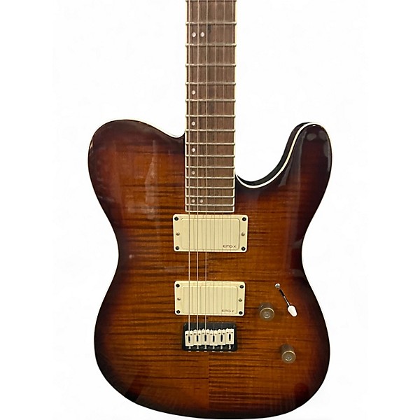 Used ESP Ltd TE401 2 Color Sunburst Solid Body Electric Guitar