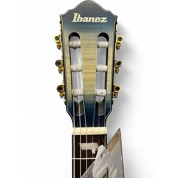 Used Ibanez FRH20FMN COSMIC BLUE SUNBURST Classical Acoustic Electric Guitar