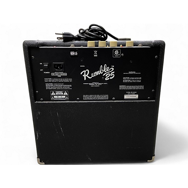 Used Fender Rumble 25 25W 1x8 Bass Combo Amp