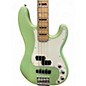Used 2016 Fender Deluxe Precision Bass Special Surf Green Electric Bass Guitar