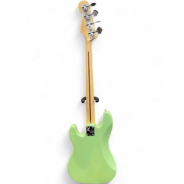 Used 2016 Fender Deluxe Precision Bass Special Surf Green Electric Bass Guitar
