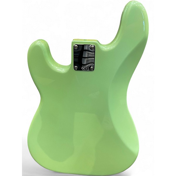 Used 2016 Fender Deluxe Precision Bass Special Surf Green Electric Bass Guitar