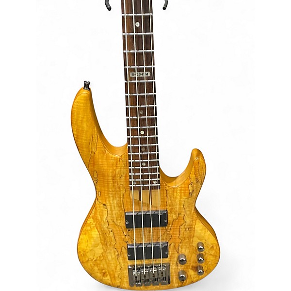Used Ltd B204SM Natural Electric Bass Guitar