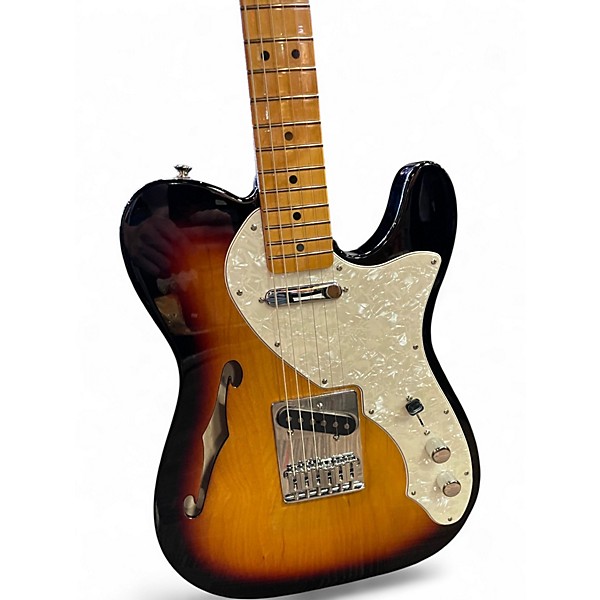 Used Fender Vintera II 60s Thinline Telecaster 3 Color Sunburst Hollow Body Electric Guitar