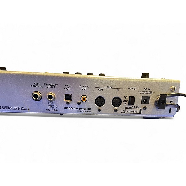 Used 2021 BOSS GT-10 Guitar Effects Processor Effect Processor