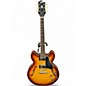 Used Epiphone ES335 2 Color Sunburst Hollow Body Electric Guitar thumbnail