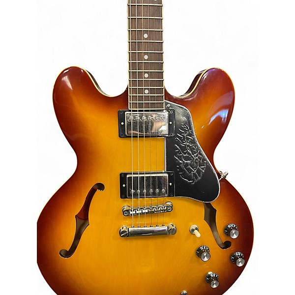 Used Epiphone ES335 2 Color Sunburst Hollow Body Electric Guitar