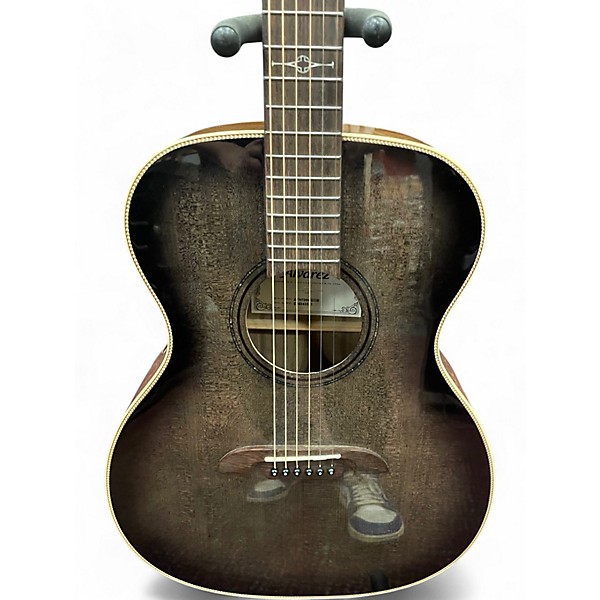 Used Alvarez AFH700WEOB Trans Gray Acoustic Electric Guitar
