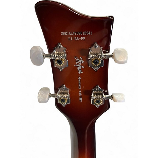 Used Hofner HIBBSBO1 Violin 2 Color Sunburst Electric Bass Guitar