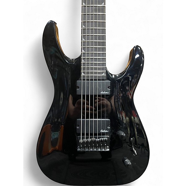 Used 2023 Jackson JS32-7 Dinky DKA 7 String Black Solid Body Electric Guitar