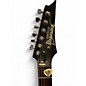 Used Ibanez GRX70QA Trans Black Solid Body Electric Guitar
