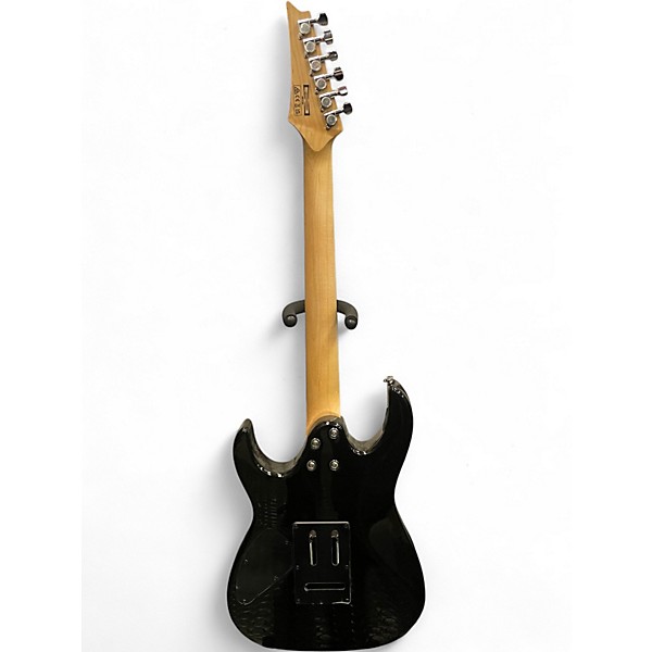 Used Ibanez GRX70QA Trans Black Solid Body Electric Guitar
