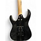 Used Ibanez GRX70QA Trans Black Solid Body Electric Guitar
