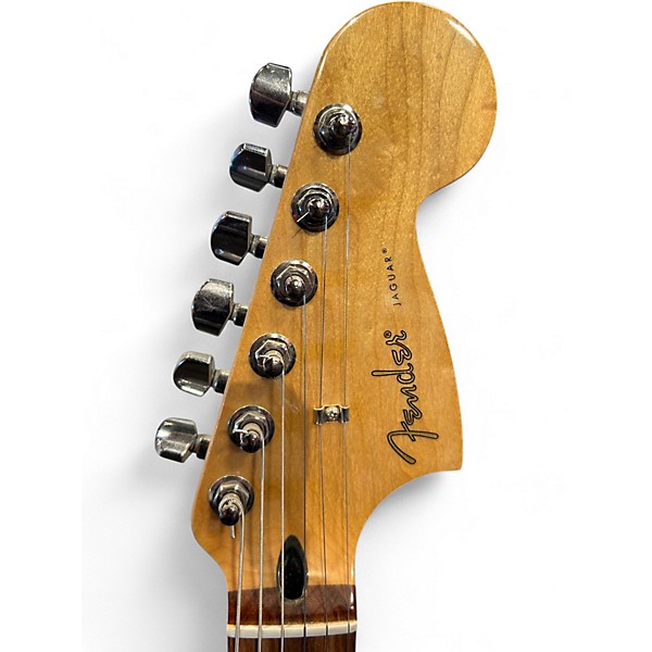 Used Fender PLAYER JAGUAR HS 3 Tone Sunburst Solid Body Electric Guitar