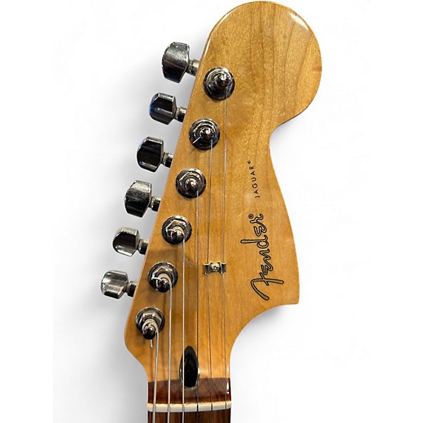 Used Fender PLAYER JAGUAR HS 3 Tone Sunburst Solid Body Electric Guitar