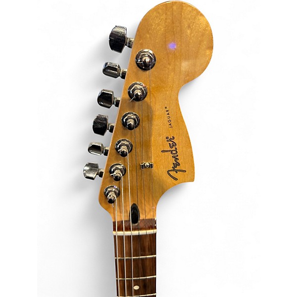 Used Fender PLAYER JAGUAR HS 3 Tone Sunburst Solid Body Electric Guitar