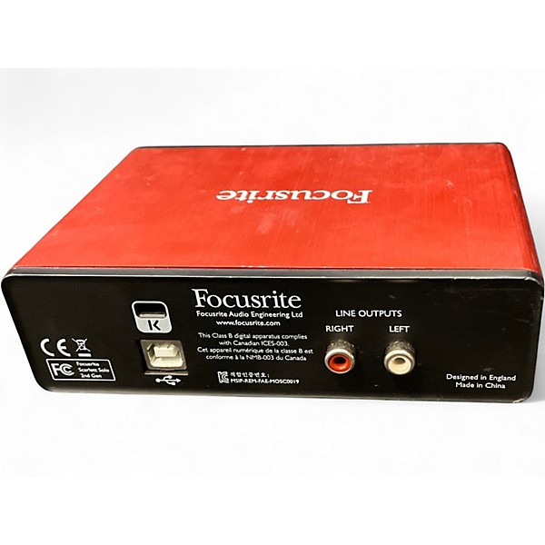 Used Focusrite Scarlett Solo Audio Interface