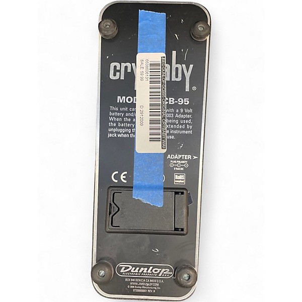 Used Dunlop GCB95 Original Crybaby Wah Effect Pedal