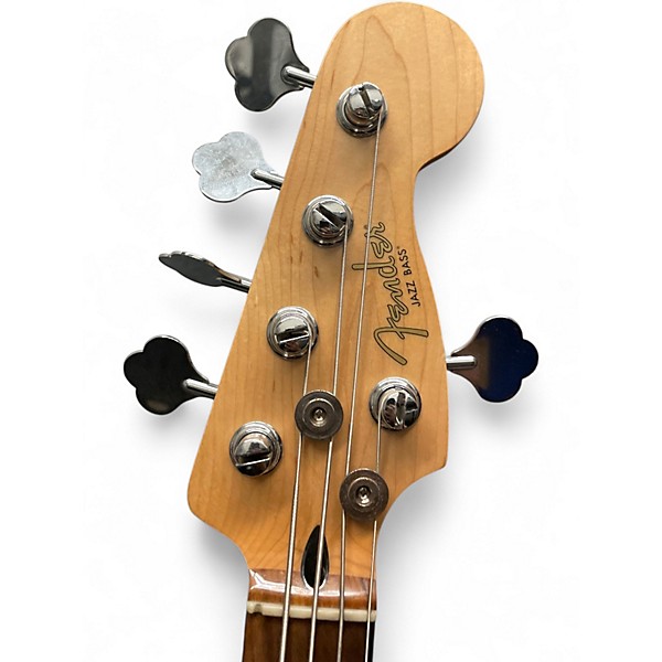 Used 2022 Fender Standard Jazz Bass 5-String Alpine White Electric Bass Guitar