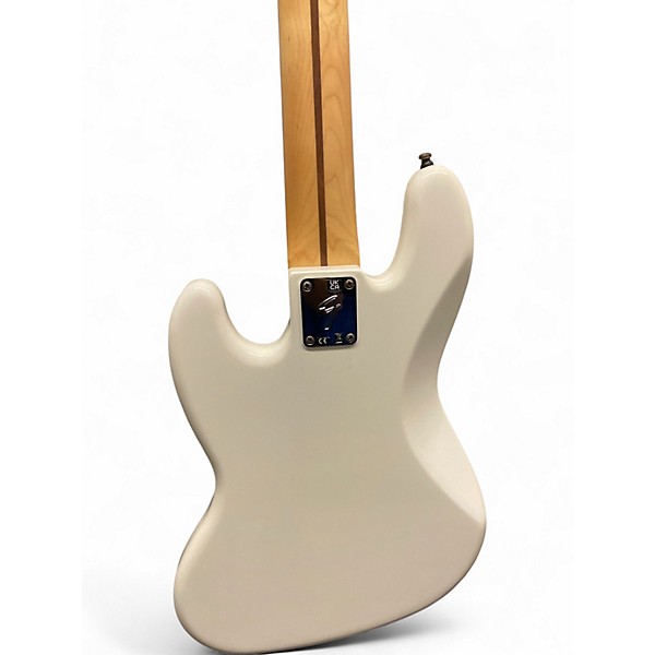 Used 2022 Fender Standard Jazz Bass 5-String Alpine White Electric Bass Guitar