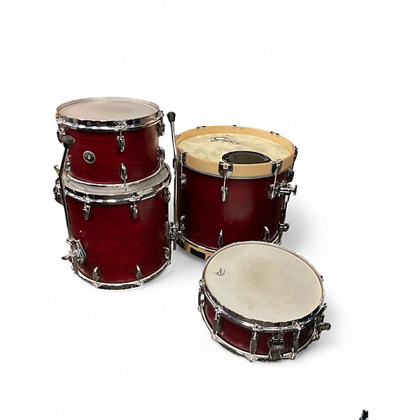 Used Gretsch Drums 4 Piece Brooklyn Series BOP Cherry Drum Kit