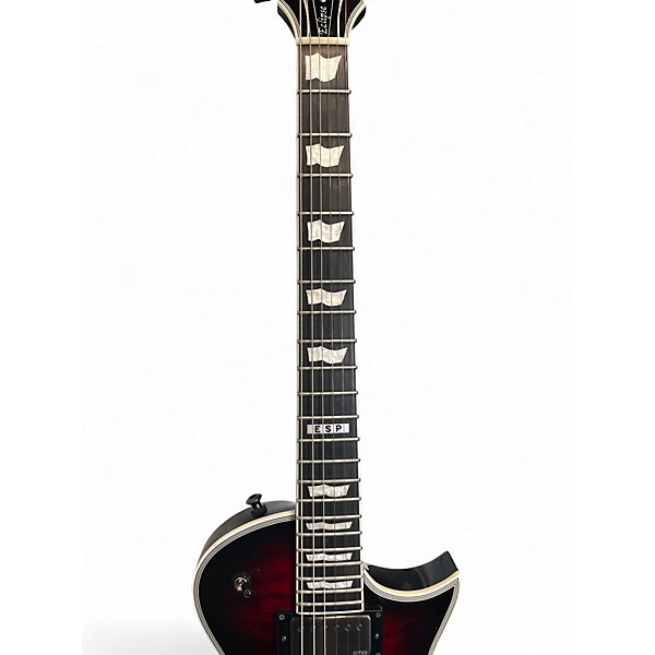 Used ESP E-II Eclipse BLACK CHERRY SUNBURST Solid Body Electric Guitar