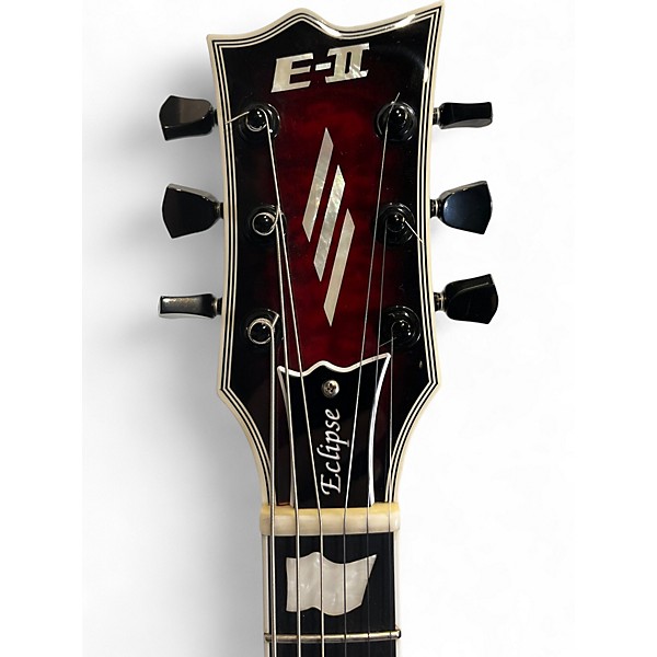 Used ESP E-II Eclipse BLACK CHERRY SUNBURST Solid Body Electric Guitar