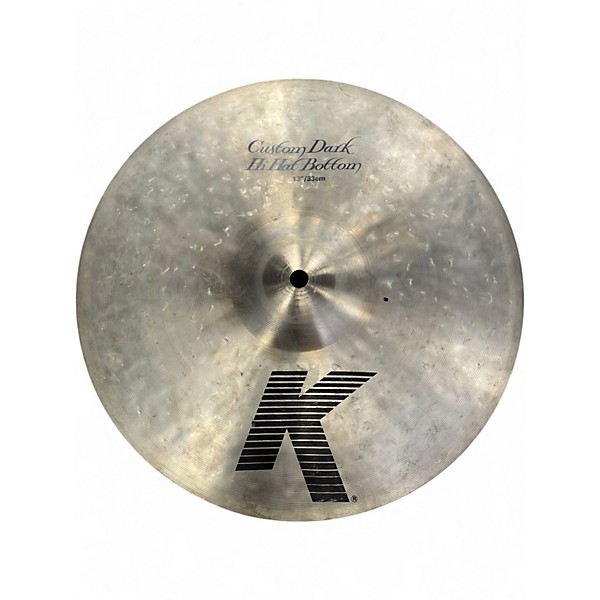Used Zildjian 13in K Custom Dark Hi Hat Pair Cymbal