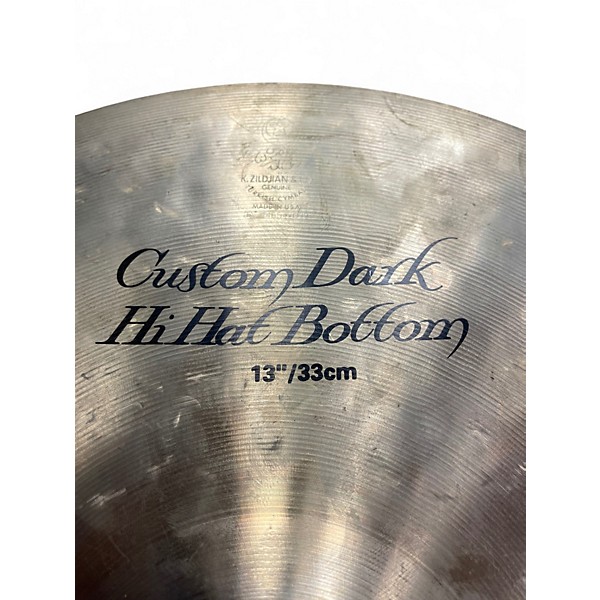 Used Zildjian 13in K Custom Dark Hi Hat Pair Cymbal