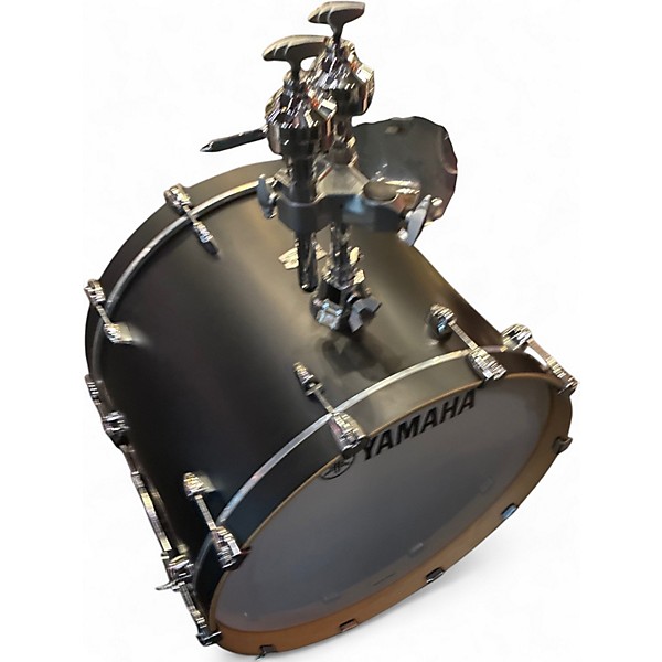 Used Yamaha 4 Piece Tour Custom Black Drum Kit