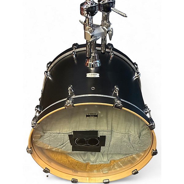 Used Yamaha 4 Piece Tour Custom Black Drum Kit