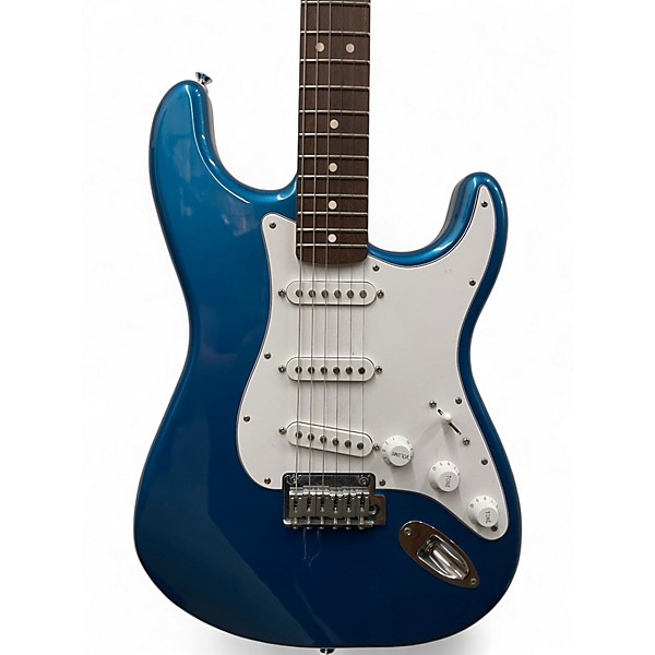 Used Fender Standard Stratocaster Blue Solid Body Electric Guitar