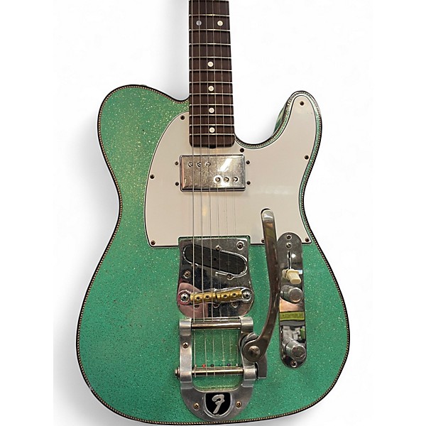 Used Fender Custom Shop LTD Telecaster CuNiFe Custom Journeyman Relicn Seafoam Green Sparkle Solid Body Electric Guitar