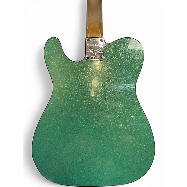 Used Fender Custom Shop LTD Telecaster CuNiFe Custom Journeyman Relicn Seafoam Green Sparkle Solid Body Electric Guitar