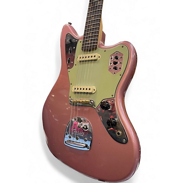 Used Fender 1964 Jaguar Journeyman Relic Aged Burgundy Mist Metallic Solid Body Electric Guitar