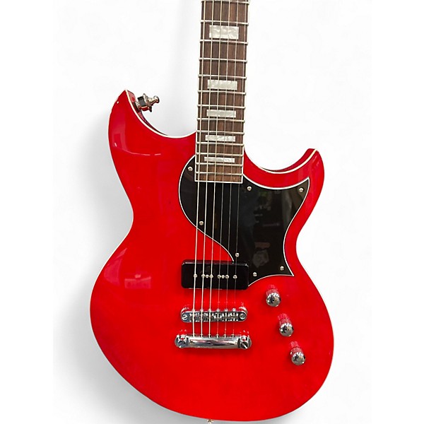 Used Reverend SENSEI JR TRANSPARENT CHERRY Solid Body Electric Guitar