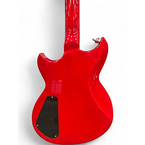 Used Reverend SENSEI JR TRANSPARENT CHERRY Solid Body Electric Guitar