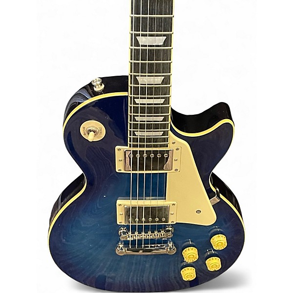 Used Epiphone Les Paul Standard Pro Blue Solid Body Electric Guitar