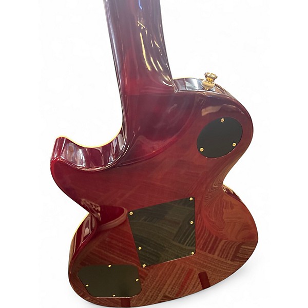 Used Epiphone Alex Lifeson Les Paul Custom Axcess Ruby Solid Body Electric Guitar