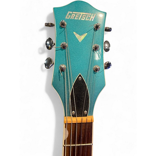 Used Gretsch Guitars G5410T Limited Edition Electromatic Ocean Turquoise/Vintage White Hollow Body Electric Guitar